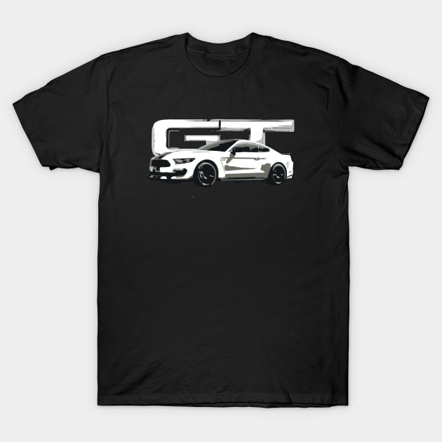 Mustang GT GT350 T-Shirt by cowtown_cowboy